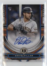 2023 Topps Tribute Tribute Auto Blue 116/150 David Villar #TA-DV Auto 19l2