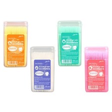 Flavored Toothpicks 2-Tip Teeth Cleaning Toothpicks with Flavor 100 Pieces