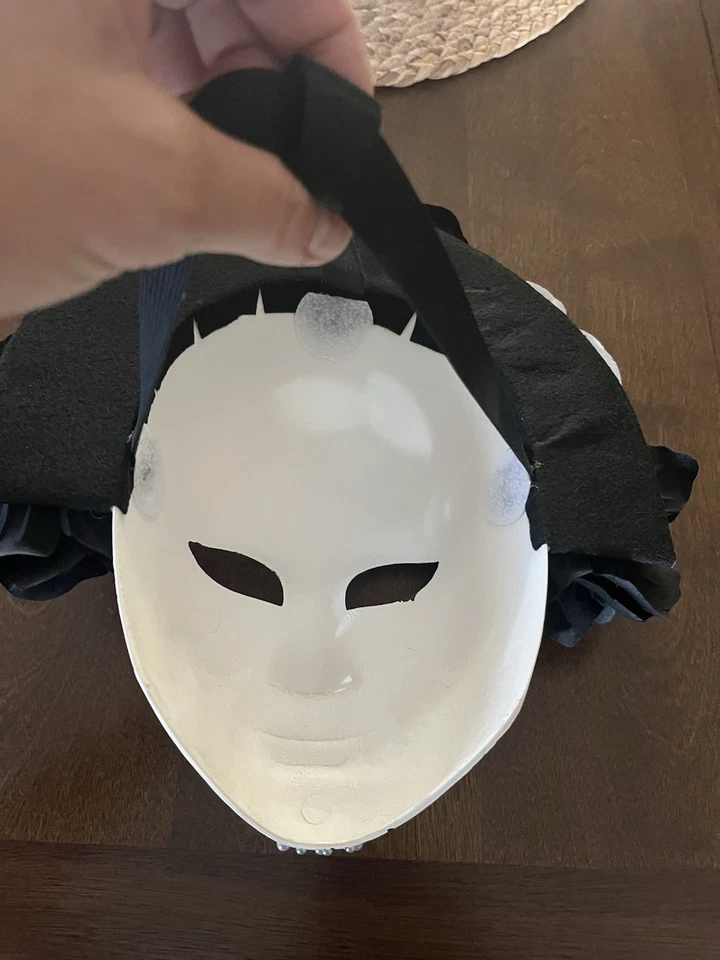 Day of the Dead Dia de los Muertos Full Face Masquerade Mask - Image 3 of 4