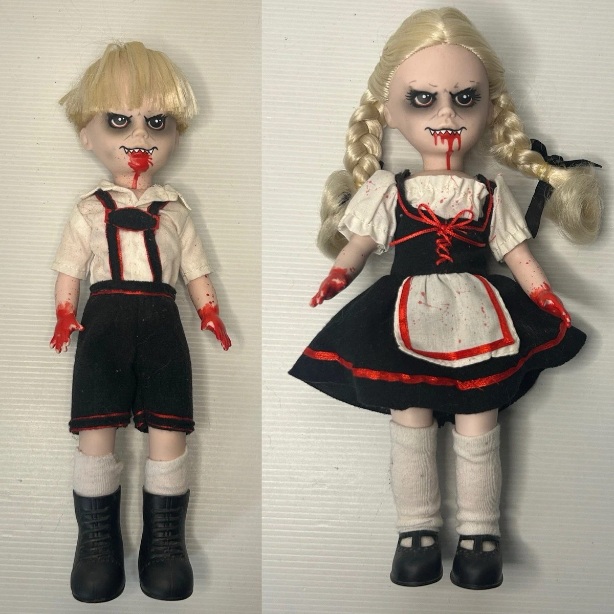 Living Dead Dolls Scary Tales Hansel & Gretel Mezco Horror Dolls Set of 2