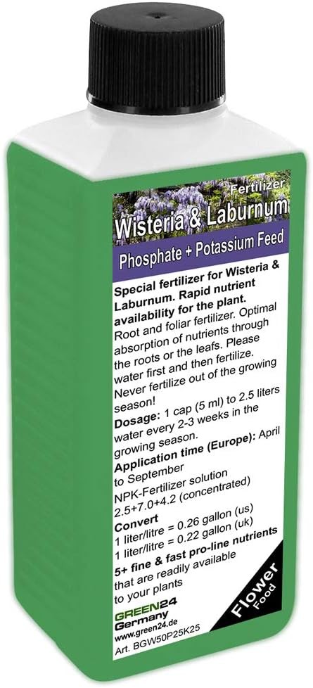 GREEN24 Wisteria/Laburnum Liquid Fertilizer HighTech NPK, Root Soil Foliar fert