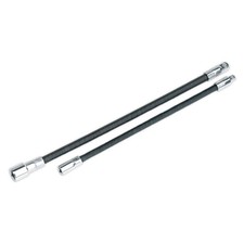 Image of Sealey Flexible Extension Adaptor Set 2pc 1/4"Sq x 254mm & 3/8"Sq x 305mm AK7342