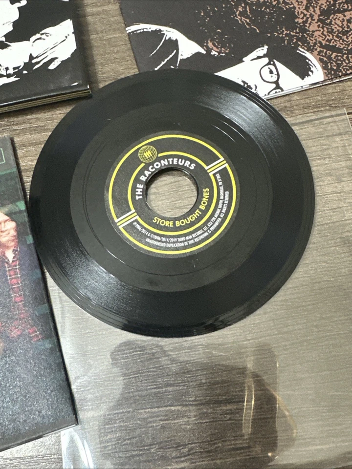 Third Man 3" Mini Record Raconteurs Store Bought Bones RSD Black First Release - Image 2 of 4