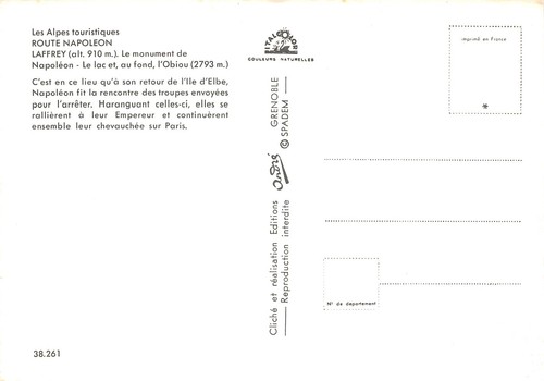 38-LA ROUTE NAPOLEON-N��4270-A/0229 - Bild 2 von 2