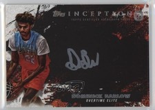 2021 Topps Inception OTE Overtime Elite 28/99 Dominick Barlow #ISS-DB Auto 03xg
