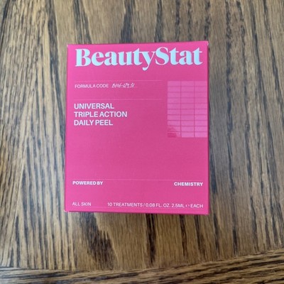Beauty Stat: Universal Triple Action Daily Peel - 10 Treatment Wipes NIB