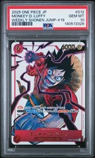 2025 ONE PIECE JAPANESE PROMOS 012 MONKEY D. LUFFY PSA 10