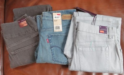 3pc Lot: Gloria Vanderbilt & Levi's Women's Sz 8 Jeans - BUY 1 GET 2 FREE