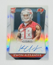 2015 Panini Prizm Signatures Kwon Alexander Rookie Auto Silver /350 #RS-KA