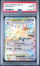 Pokemon PSA 10 Leafeon ex 006 Prismatic Evolutions 2025