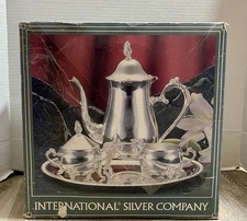 International Silver Company 4 Piece Coffee/Tea Set IN BOX