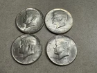 (4)  1964 p Kennedy Half Dollars UNC