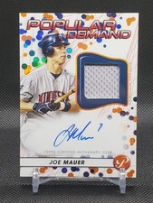 2023  Topps Pristine Joe Mauer Popular Demand Autograph Relic Card #/25 #DPAR-JM