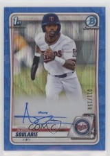 2020 Bowman Draft Chrome Picks Blue Wave Refractor Alerick Soularie Auto 0w47
