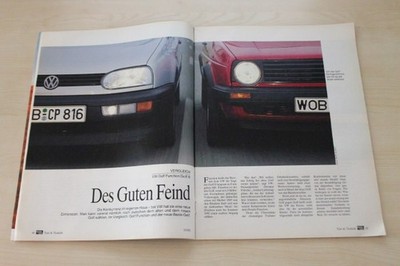 Auto Motor und Sport 02/1992 VW Golf II Function mit 55PS besser als...?