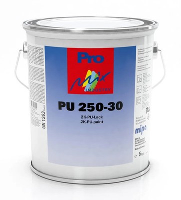 MIPA 2K Acryllack Lack Decklack Autolack Maschinen PU 250-30 RAL 5 KG SEIDENMATT