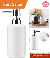 Elegant Ceramic Soap Dispenser 300ml - Timeless Design for Kitchen  Bath