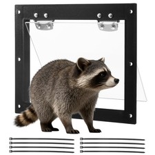 Raccoon One Way Eviction Door 12.6Inch Large Size Contactless Animal Exclud...