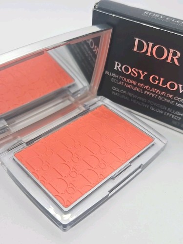 Rubor en polvo DIOR BACKSTAGE ROSY GLOW 061 AMAPOLA CORAL tamaño completo en caja AUTÉNTICO - Imagen 3 de 6