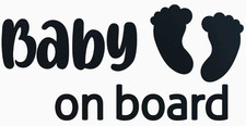 Baby on Board Vinyl Decal Sticker Waterproof Outdoor Car Laptop Window Bottle
