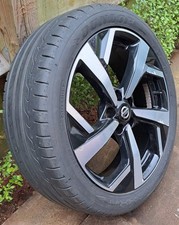 Genuine Nissan Qashqai J11 19" Alloy WHEEL with  DUNLOP Tyre 225/45 R19 96W