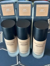 Bare Minerals Original Pure Serum Liquid Foundation DeepCool 5 Lot of 3