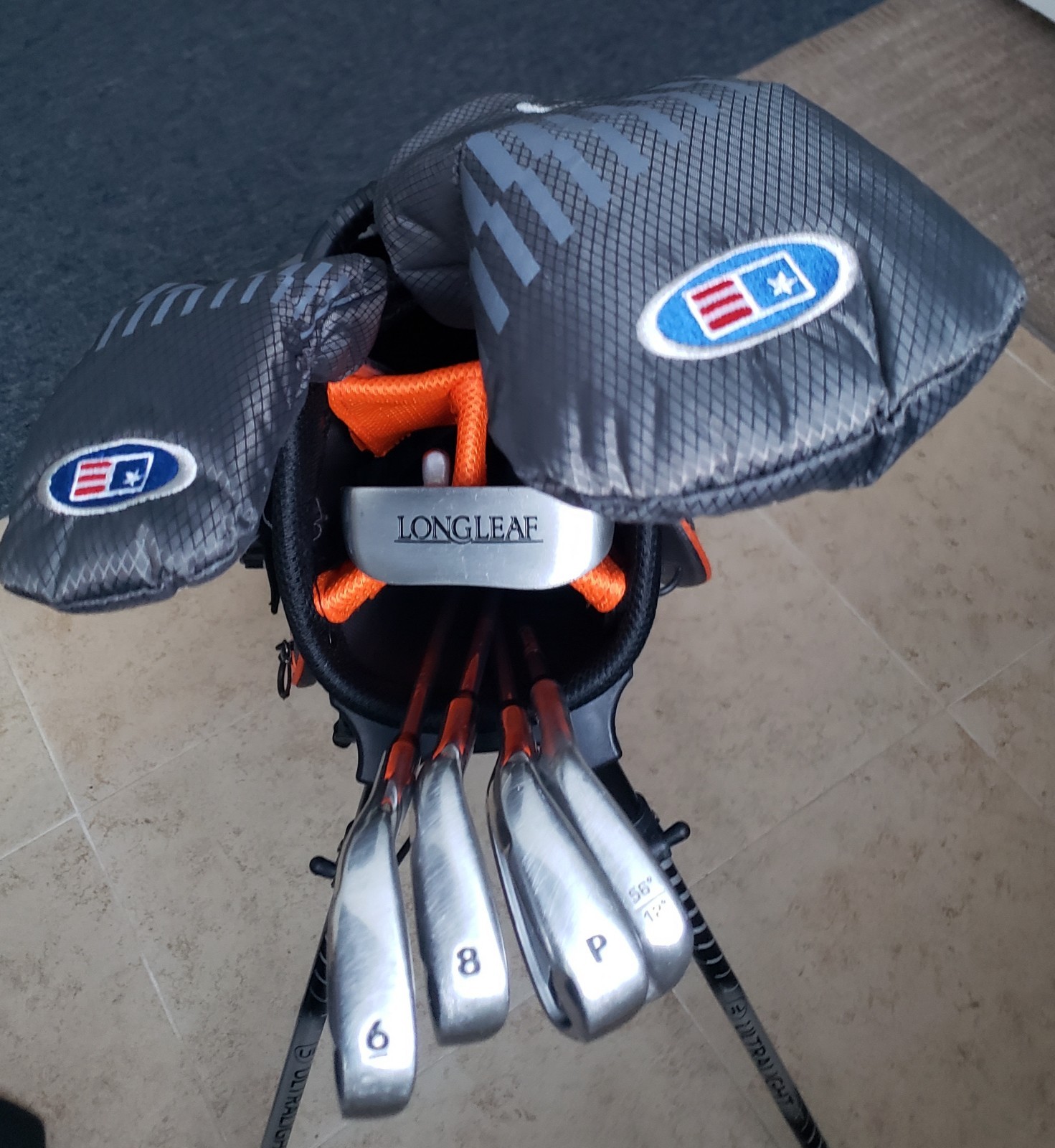 7 Club Set Junior Ul- 51 Dv3 W/stand Bag Complete