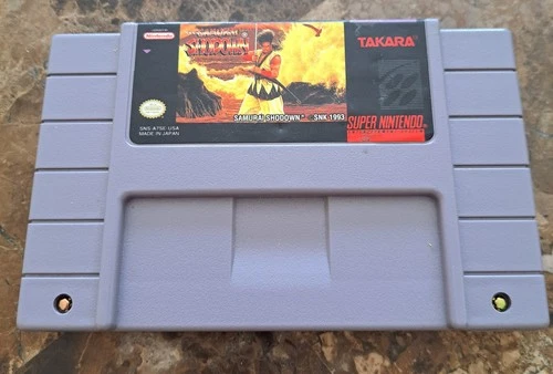 Samurai Shodown SNES Super Nintendo Authentic Working Free Fast Shipping