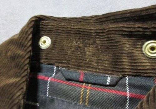 Barbour × FREAK'S STORE BEDALE Wine Red Sample Corduroy Collar Jacket 42 F/S image 10