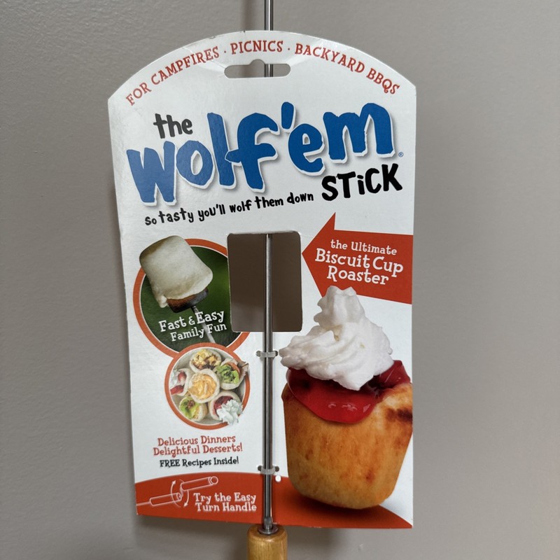 The Wolf'em Stick Outdoor Camping Cooking Picnic Campfire BBQ Roaster