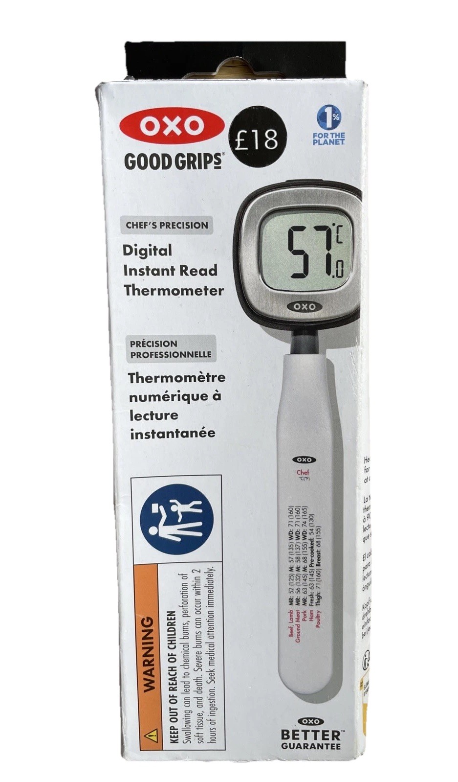 OXO SoftWorks Digital Instant Read Thermometer Meat BBQ
