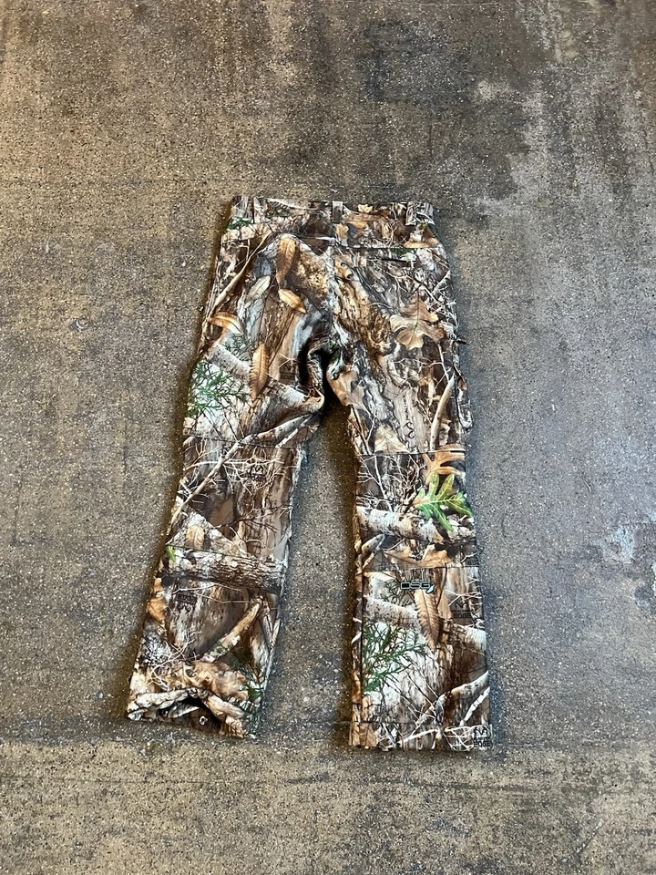 Pantalones de Caza DSG Camuflados Forrados de Vellón Exterior Estilo Realtree Carga Medianos Foto 2 de 4