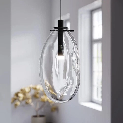 Sonneman 2970 Black Liquid Single Light 6"W Mini Pendant - Picture 10 of 10