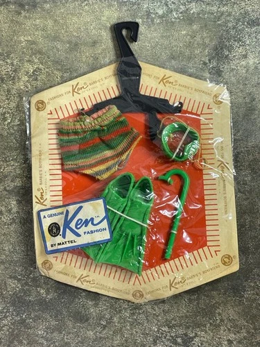 Vintage Original 1961 Mattel Fashion Ken Snorkel Skin Diving Pak