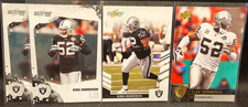 Kirk Morrison Raiders Lot of 4 Football Cards