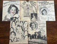 Lot of 5 Shirley Temple Booklets Saalfield Publishing