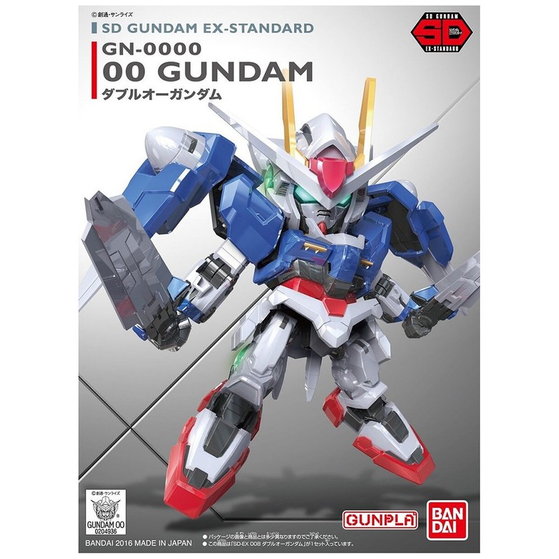 Bandai Gundam 00 GN-0000 EX Standard SD Model Kit Gunpla MK65622