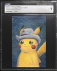 2023 CGC 9 Graded Pokemon Pikachu With Grey Felt Hat Pokemon Center Postcard