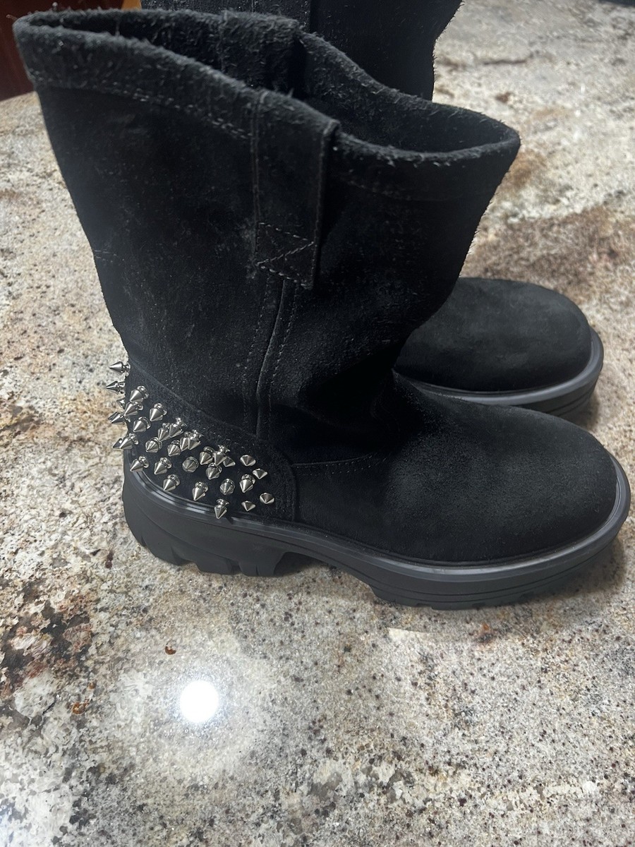 1017 ALYX 9SM Studded Suede Leather Boots Size44 | eBay