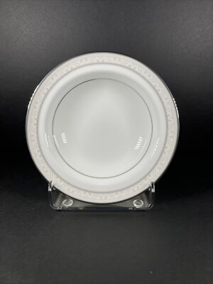 (2) Noritake Montvale Platinum Fruit Bowl 4807 Set Of Two New Embossed