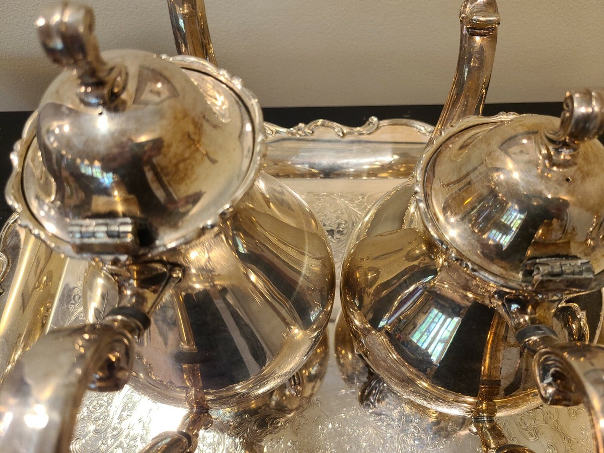 Vintage Wilcox Joanne International Silver Plate Coffee and Tea