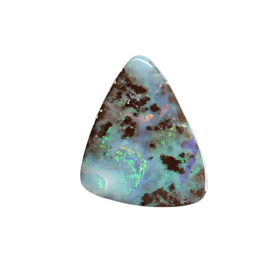 Boulder opal 3.72ct 14 x 11.9mm Australian opal natural solid unset stone Winton