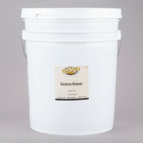 Golden Barrel Sulfur-Free Blackstrap Molasses 5 Gallon Pail Commercial Bulk - Picture 10 of 12