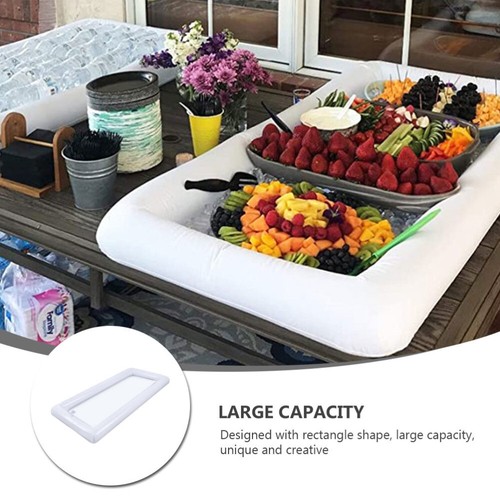 Inflatable Table Beer Inflatable Buffet Cooler Tray Floating Serving Bar - Bild 3 von 12