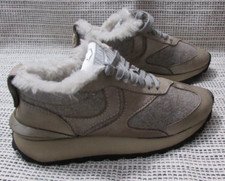 Women s VOILE BLANCHE Gray /Brown Leather Wool Sneakers Size 35