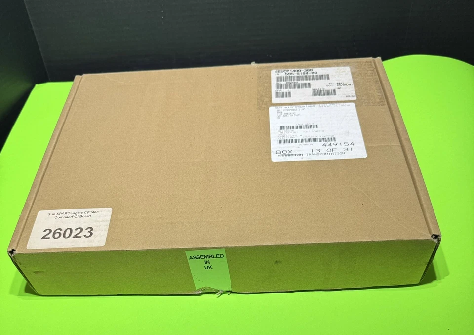 Sun 501-5390 SPARCengine CP1400 CPU Board 3000MHz w/64MB w/ Front Panel, NEW - Image 2 of 4