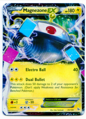 MAGNEZONE EX 35/106 Holo Rare XY Flashfire NM+ With Tracking
