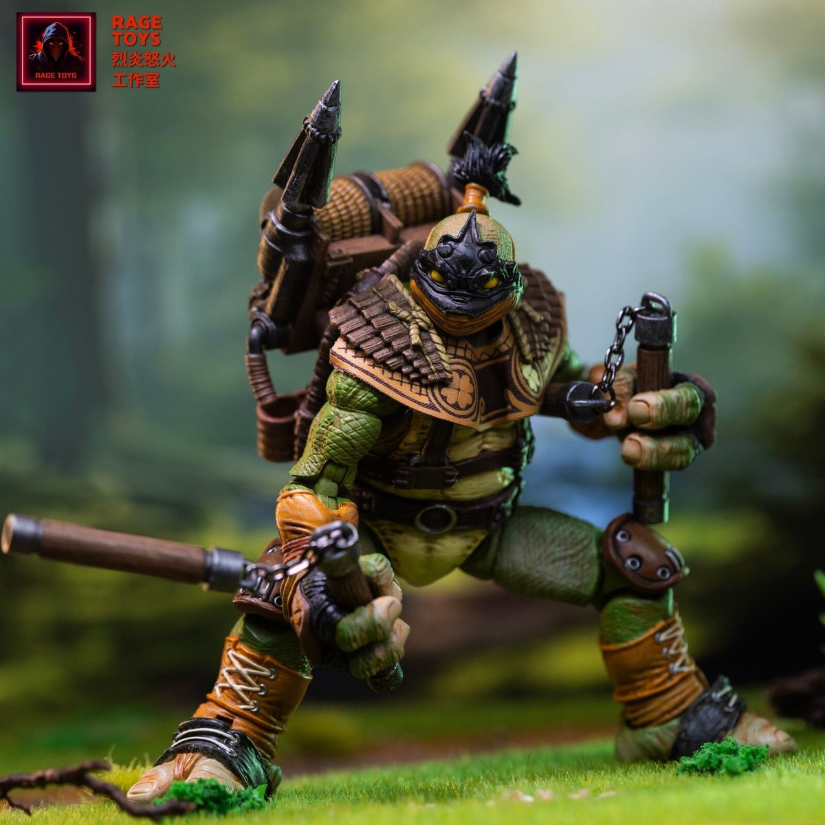 Rage Fury Studio Samurai Force Turtles 3 Crossbow Master Summer