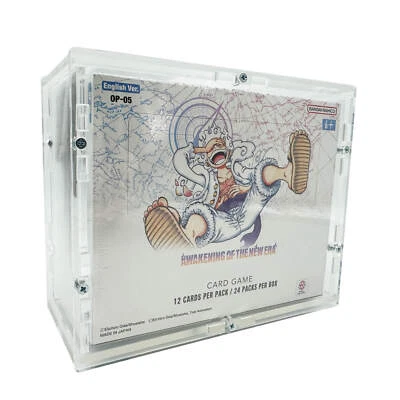 TCG-CASES.DE Protection pour One Piece Display Booster Box Anglais OP-05 plexi Boitier Boite