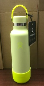 neon yellow hydro flask